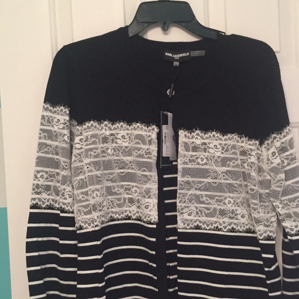 Karl Lagerfeld cardigan. New with tags.